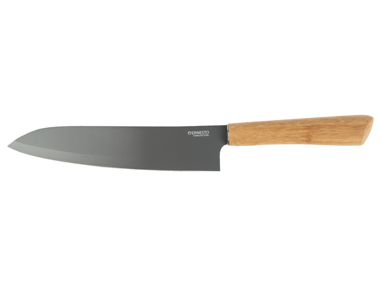Gehe zu Vollbildansicht: ERNESTO® Messer, mit Bambus-Griff - Bild 5