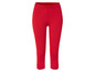 Rote Capri-Leggings für Damen.
