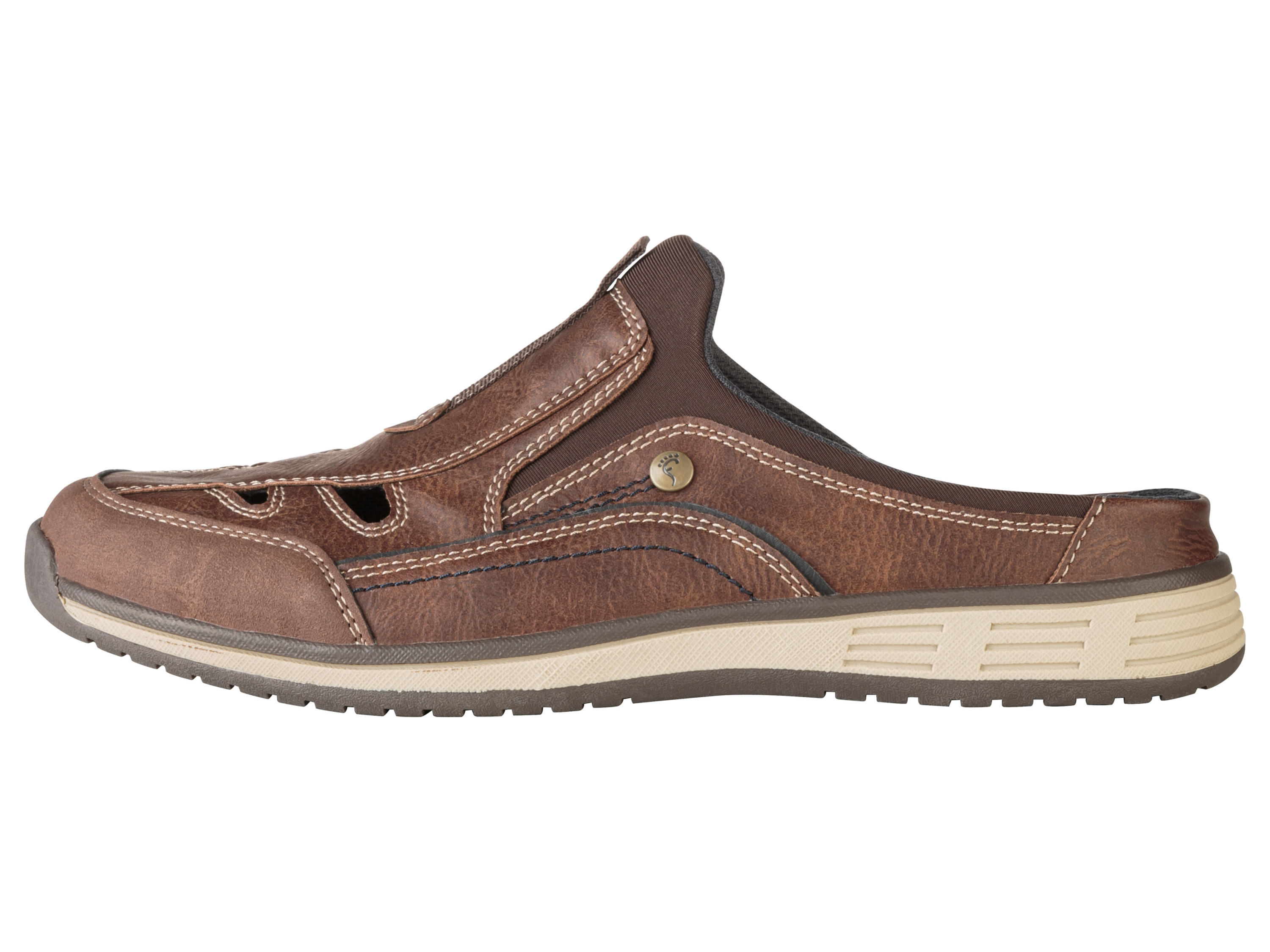 Thumbnail - Herre Sabot Footflexx (Braun, 43)