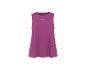 Fuchsiafarbenes Damen-Sport-Tanktop mit Logo.