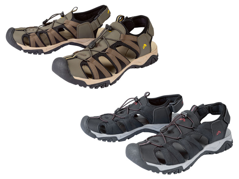 Gehe zu Vollbildansicht: crivit Herren Trekking Sandale, robust und leicht, mit strapazierfähigem Obermaterial - Bild 1