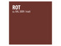 RAL 3009 mattrot Farbmuster
