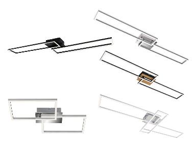 Briloner CCT LED Design Deckenleuchte, Lichttemperatur + Helligkeit regulierbar