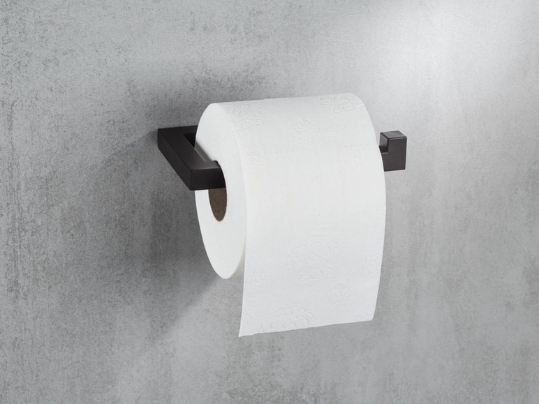 Gehe zu Vollbildansicht: LIVARNO home Toilettenpapierhalter, zum Anschrauben - Bild 4