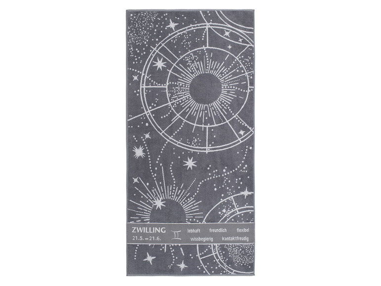 Gehe zu Vollbildansicht: Gözze Saunatuch »Sternzeichen«, reine Baumwolle, 80 x 180 cm - Bild 63