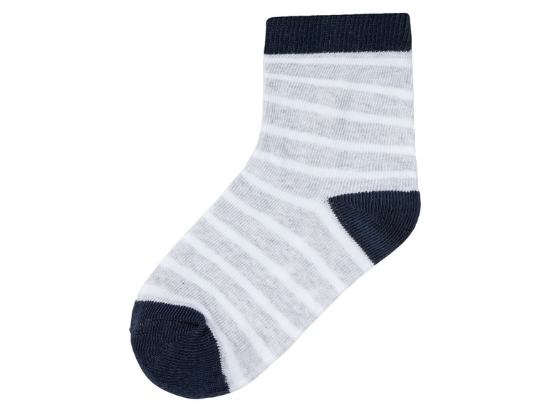Gehe zu Vollbildansicht: LUPILU® Kleinkinder Jungen Socken, 7 Paar, mit Bio-Baumwolle - Bild 9