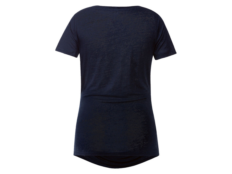 Gehe zu Vollbildansicht: esmara® Damen Umstands-T-Shirt, mit seitlicher Raffung für den wachsenden Babybauch - Bild 8