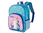 Ein blauer Rucksack mit Frozen-Motiv für Kinder.