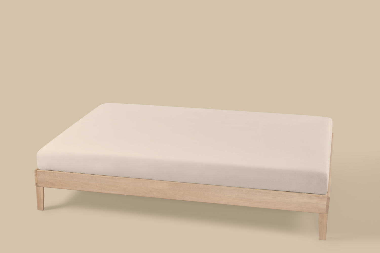 LIVARNO® Jersey-Spannbettlaken, 140-160 x 200 cm (Beige) – Bild 2 von 4