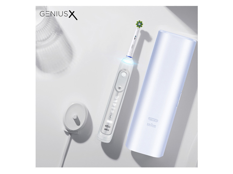 Gehe zu Vollbildansicht: Oral-B Genius X Elektrische Zahnbürste, weiß - Bild 5