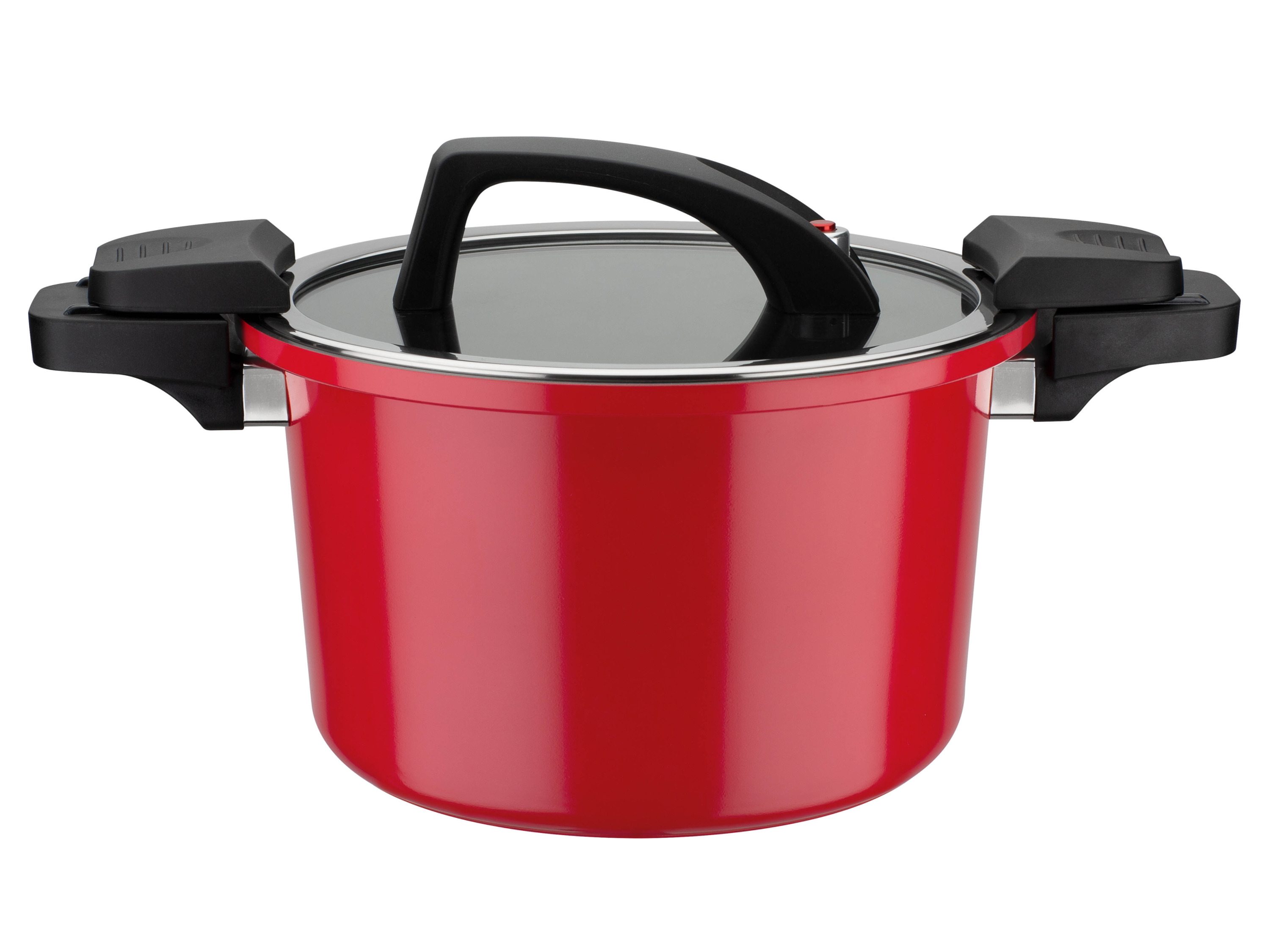 GSW Energiespartopf »Gourmet nero« 6 l, Ø 24 (Rot)""