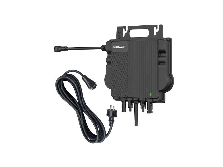 Growatt Wechselrichter, Kabel und Stecker für Solaranlage.