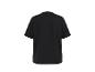 Schwarzes Kurzarm-T-Shirt, Rückansicht