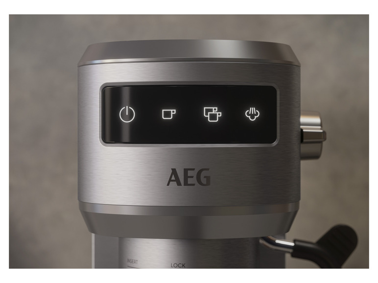 Gehe zu Vollbildansicht: AEG Gourmet 6 Espresso Siebträgermaschine »EC6-1-6ST«, 1350 W - Bild 3