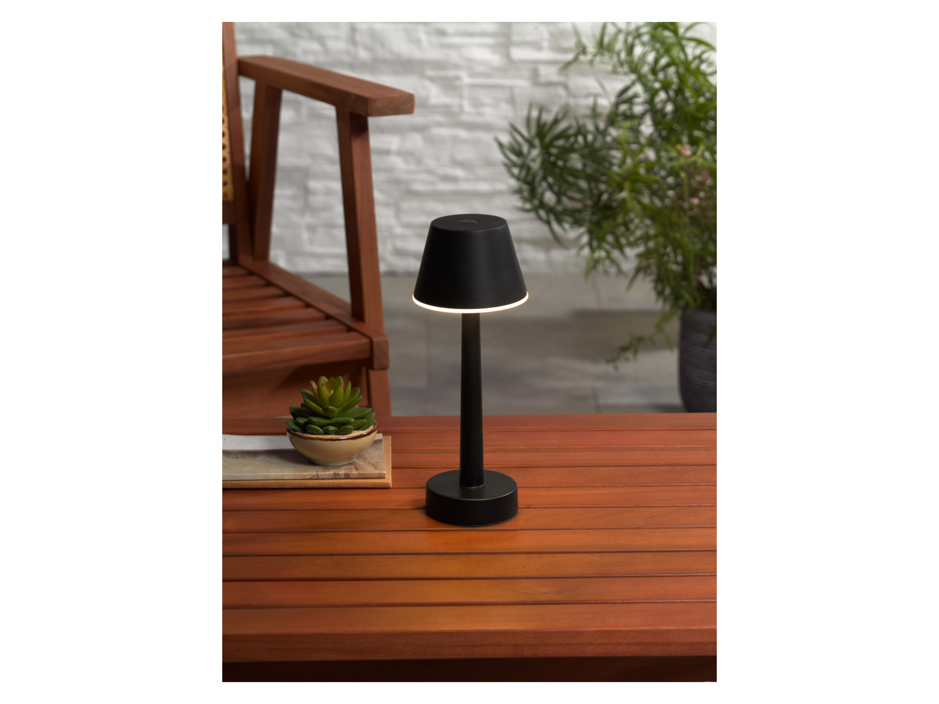 Thumbnail - LIVARNO home Tischleuchte - Touchumschalter Akku 24cm RGB LED (Schwarz)