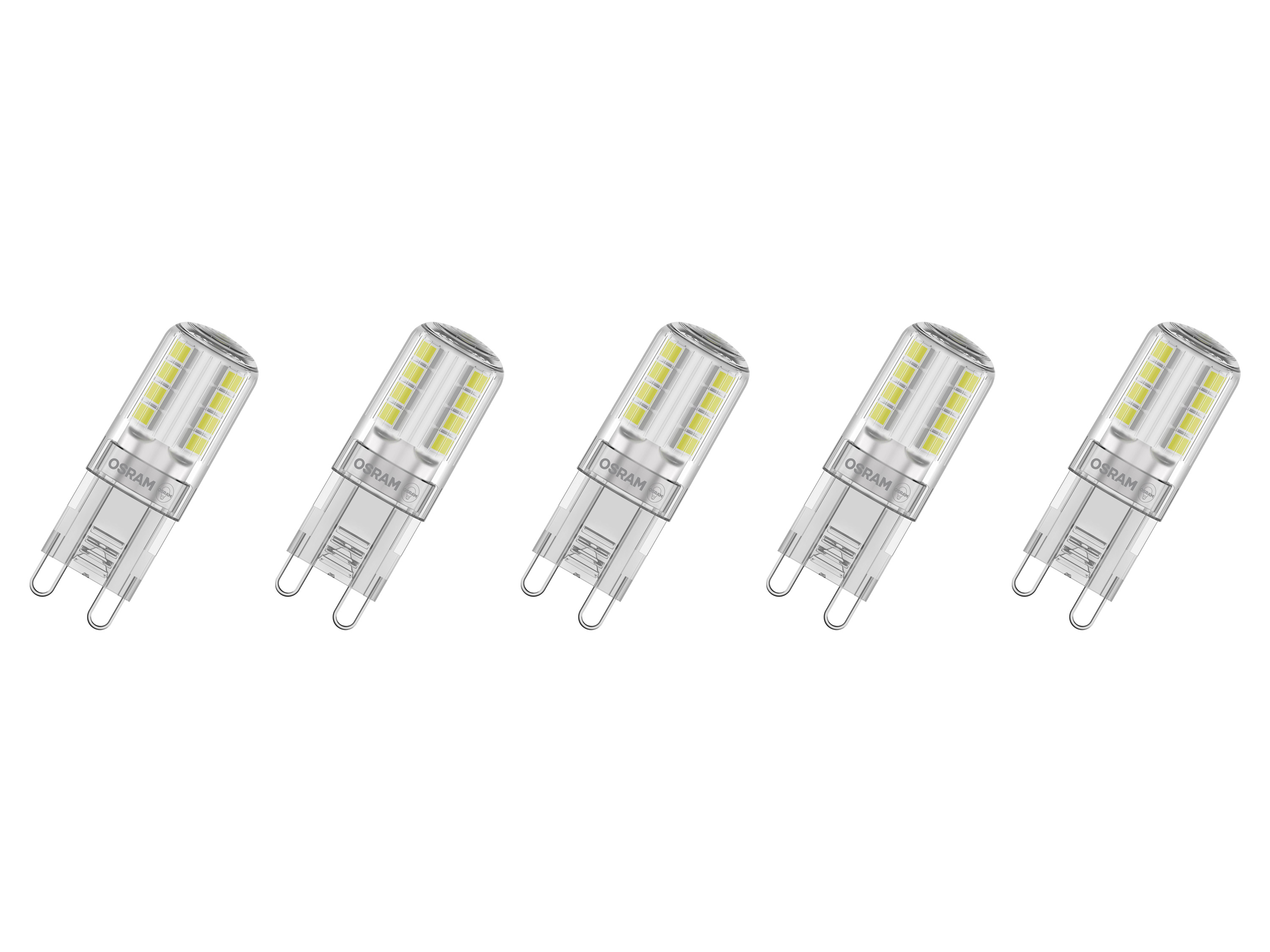 OSRAM LED-Speziallampe »Base CL non-dim G9«, 5 Stück (Pin30, 2700 K, Klar)""