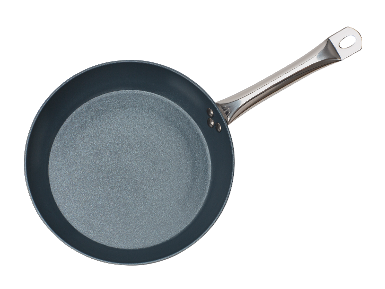 GSW Pfannen-Set Gastro Quick: Eine einzelne, graue Bratpfanne mit Metallgriff.
