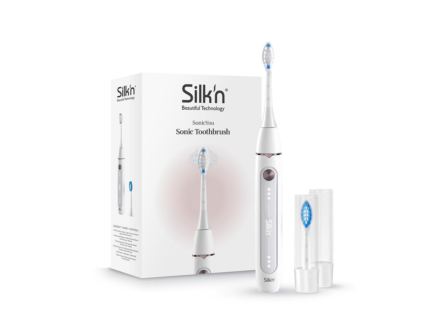 Silk´n SonicYou elektrische Schallzahnbürste (Weiß) | 08712856068005