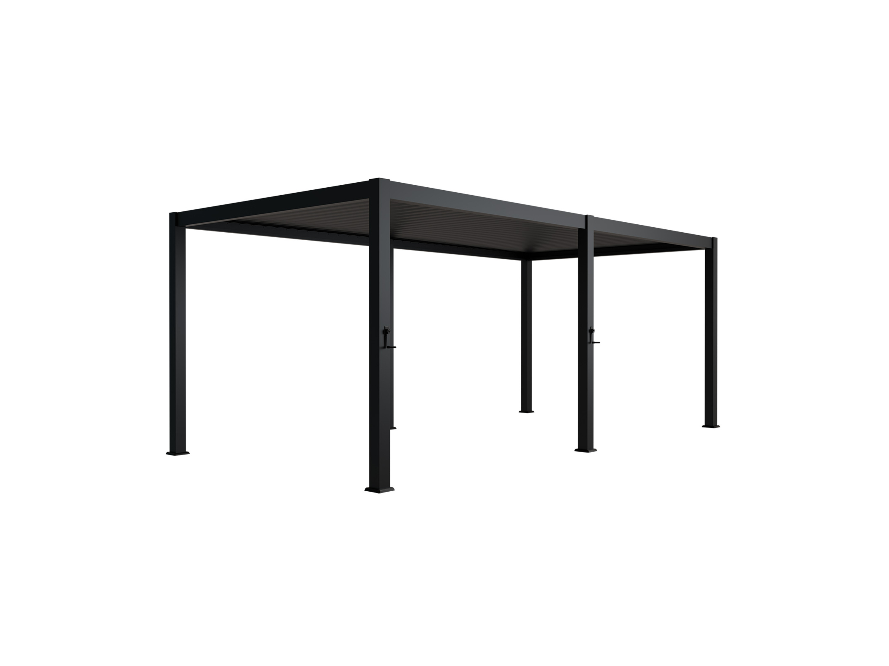 JUSKYS Pergola / Lamellendach Tahiti (3 x 5,9 m, anthrazit)