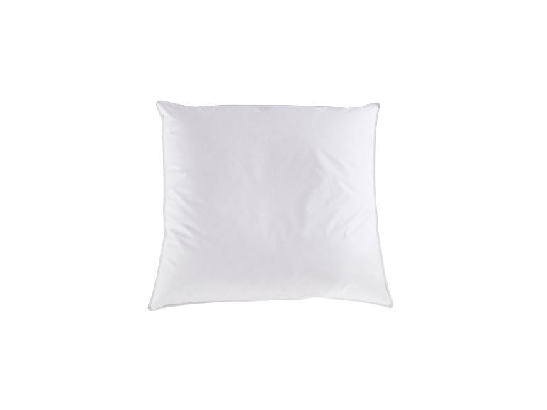 Weißes Kissen mit Paspel