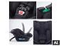 Details der Babyschale aus dem BABYGO Kinderwagen 3in1 Set Style. [KI-generiertes Bild]