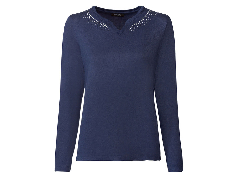 Gehe zu Vollbildansicht: esmara® Damen Pullover, leger geschnitten, mit Viskose - Bild 8