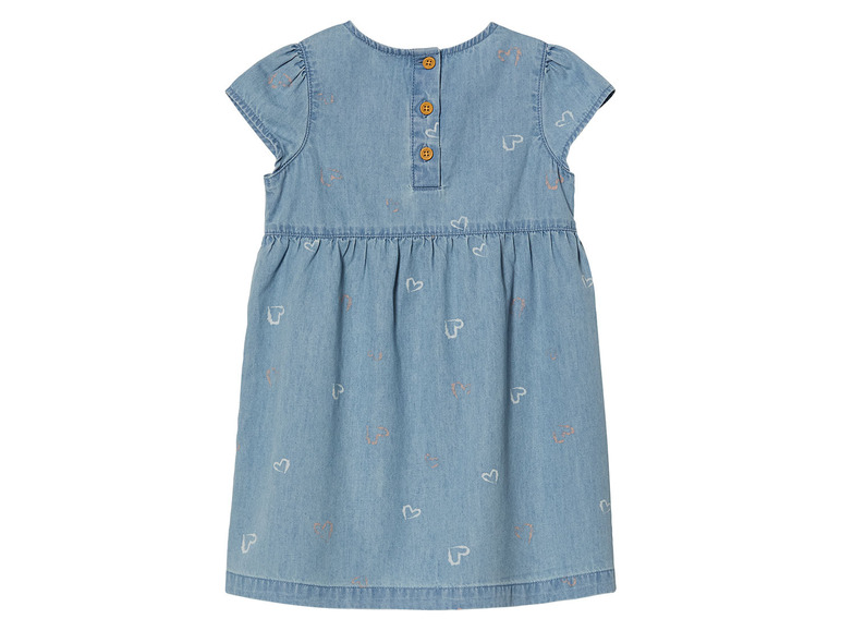 Gehe zu Vollbildansicht: lupilu® Kleinkind Denim Kleid aus reiner Baumwolle - Bild 9