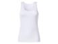 Weißes ärmelloses Damen-Tanktop