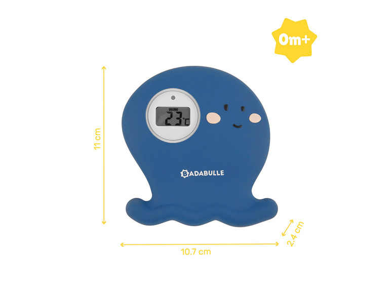 Gehe zu Vollbildansicht: Badabulle Digitales Badethermometer »Krake«, misst Luft- und Wassertemperatur - Bild 4