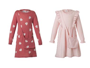 LUPILU® Kinder Strickkleid mit Tasche