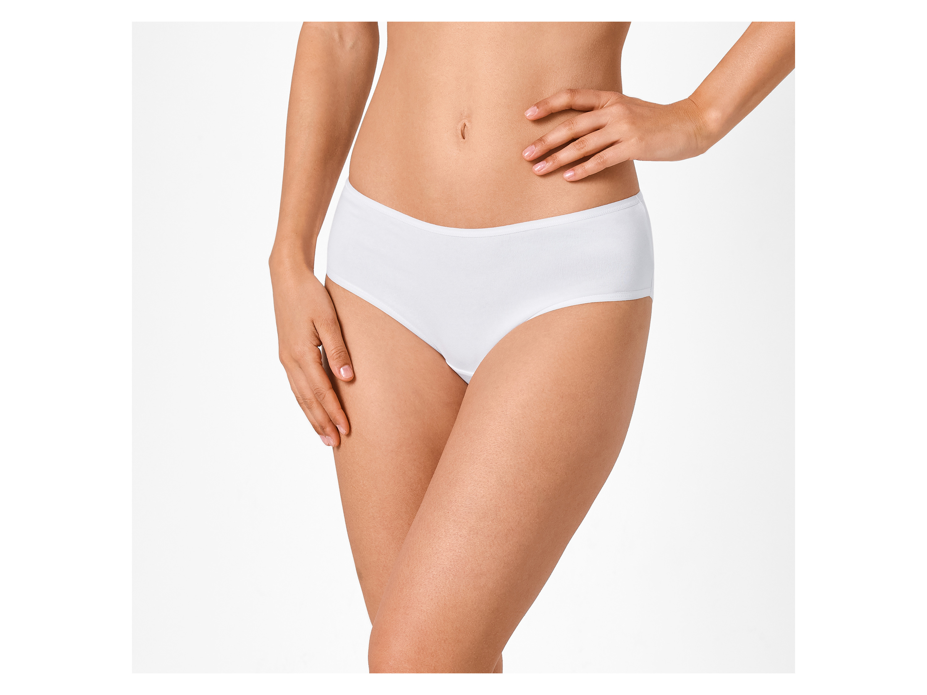 Thumbnail - esmara® Damen Hipster, 3 Stück (Weiß, M(40/42))""