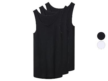 esmara Men Herren Achselhemd Feinripp, 3 Stück