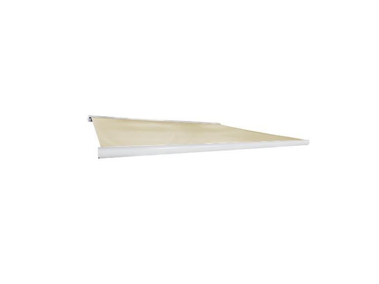 Beige ausfahrbare Markise