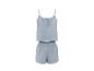 Hellblaues zweiteiliges Pyjama-Set mit Spaghettiträger-Top und Shorts