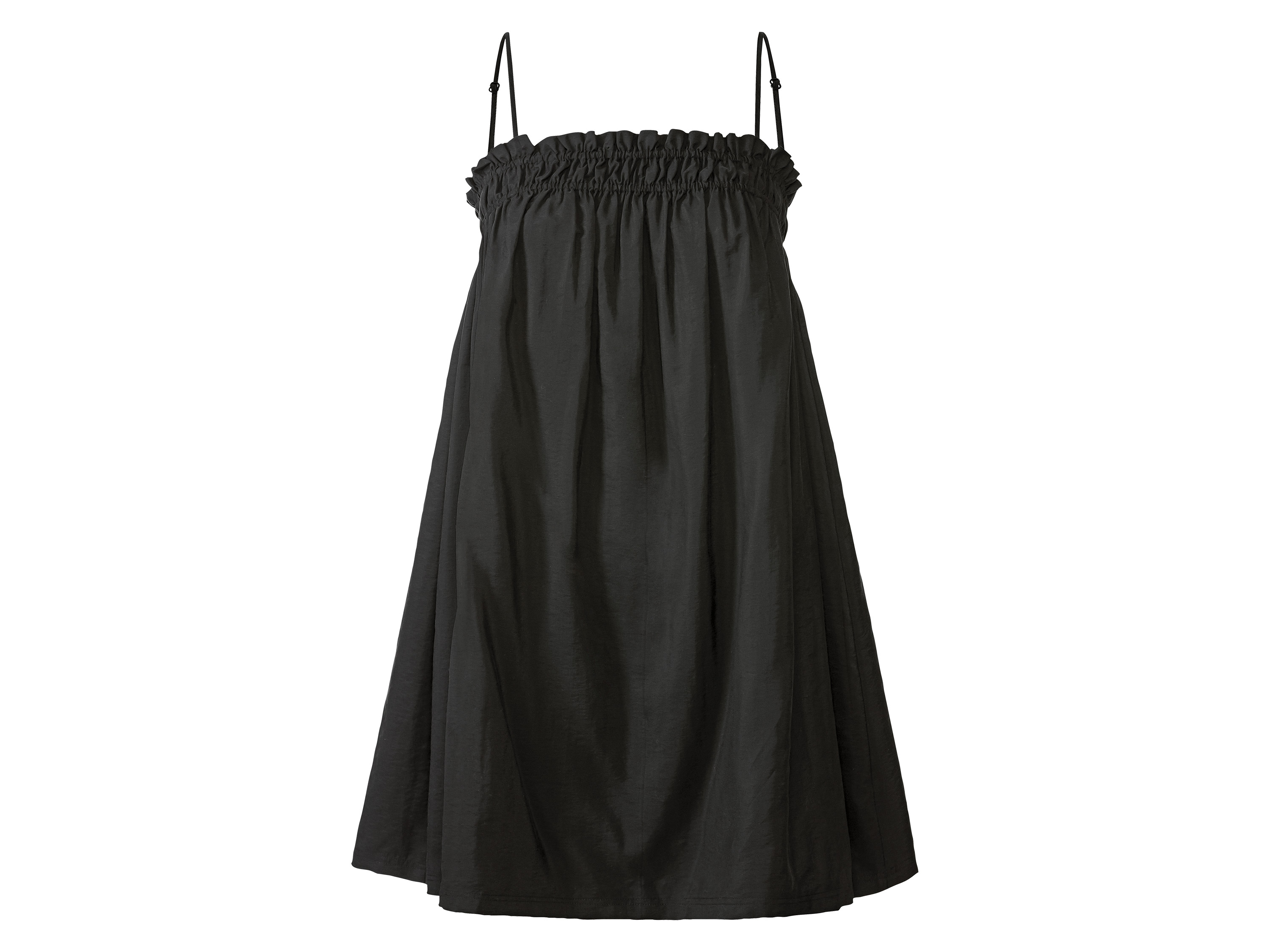 ESMARA® Damen Spaghetti-Kleid kurz (Schwarz, M (40/42)) – Bild 2 von 2