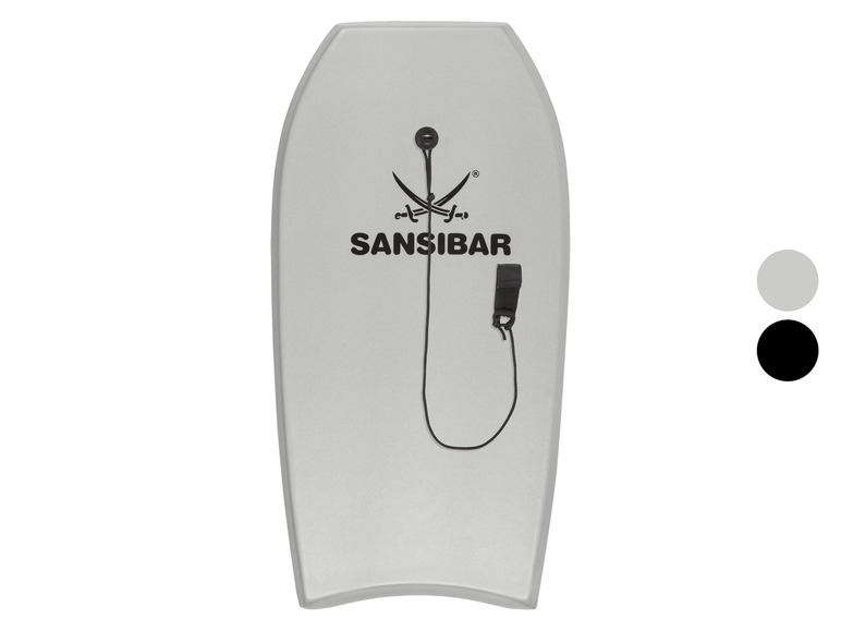 Gehe zu Vollbildansicht: SANSIBAR Bodyboard, mit Leash-Plug und Leash - Bild 1