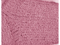 Nahaufnahme einer weichen rosa Fleecedecke oder eines Handtuchs.