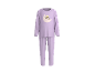Lila Pyjama mit schlafendem Bären auf dem Mond.