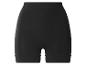 Nahtlose schwarze Radlerhose für Damen