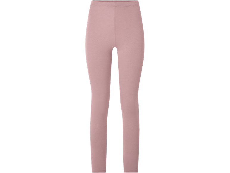 Rosa Damen-Leggings aus weichem, bequemem Stoff.
