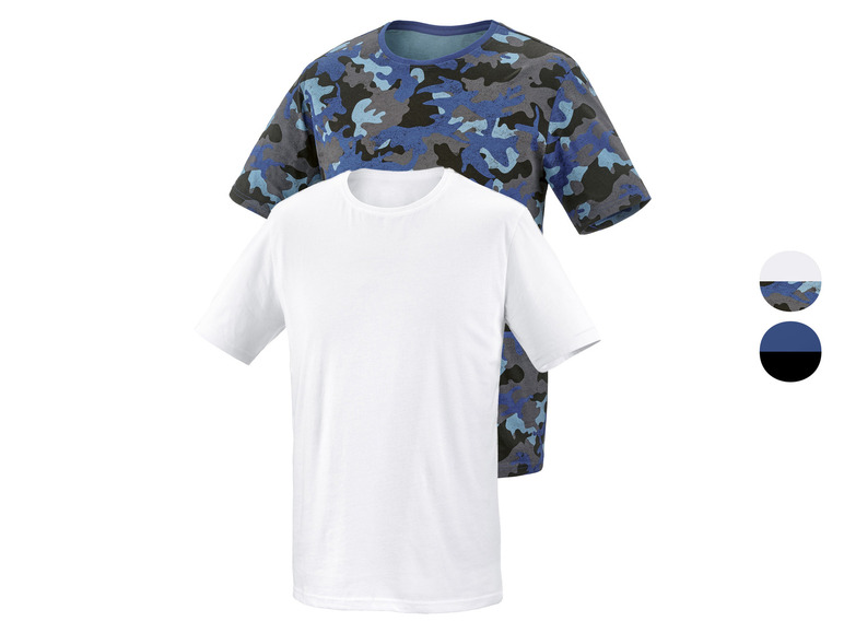 Gehe zu Vollbildansicht: PARKSIDE® Herren T-Shirts, 2 Stück, aus reiner Baumwolle - Bild 1