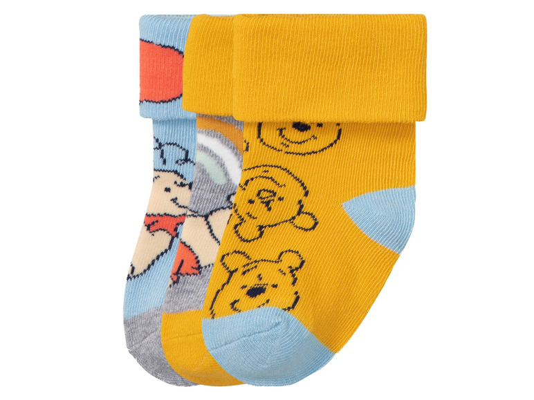 Gehe zu Vollbildansicht: Baby Jungen Socken, 3 Paar, mit Umschlagbund - Bild 16