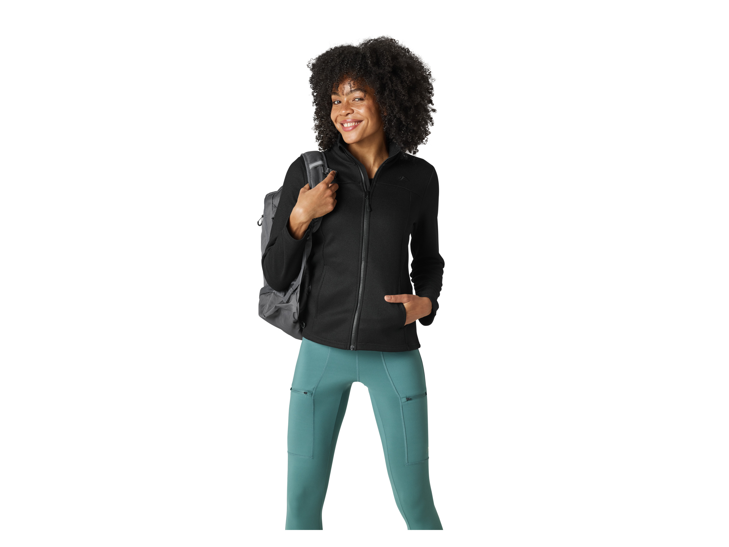 CRIVIT Damen Strickfleecejacke - 6