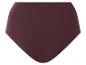Damen-High-Waist-Slip in Pflaumenfarbe.