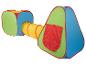Buntes Kinderspielzelt mit Tunnel