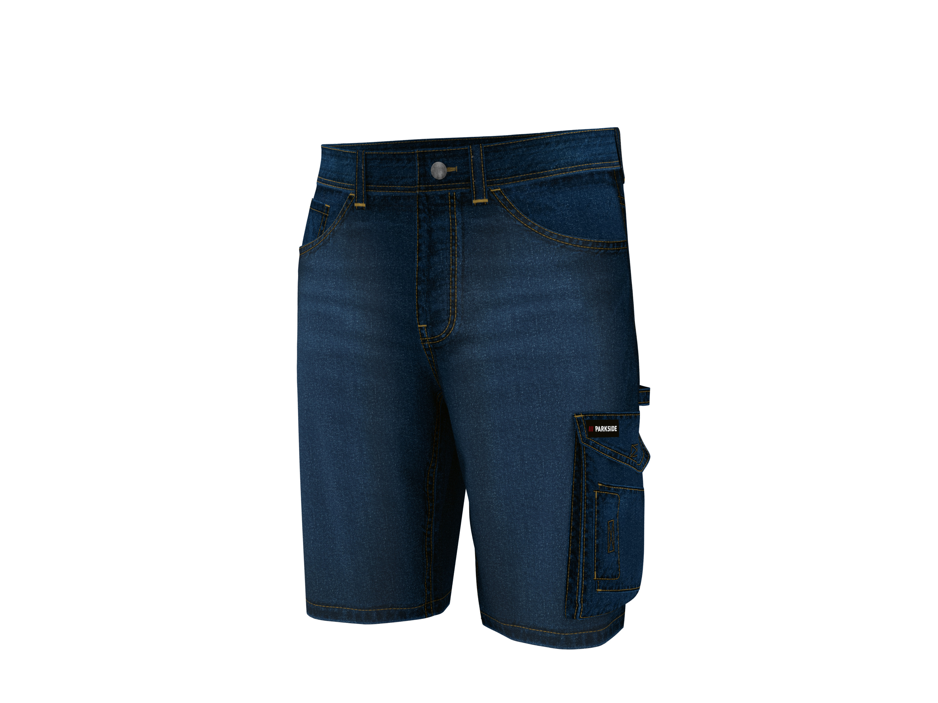 PARKSIDE® Herren Arbeitshose kurz Denim (Blau, 56)