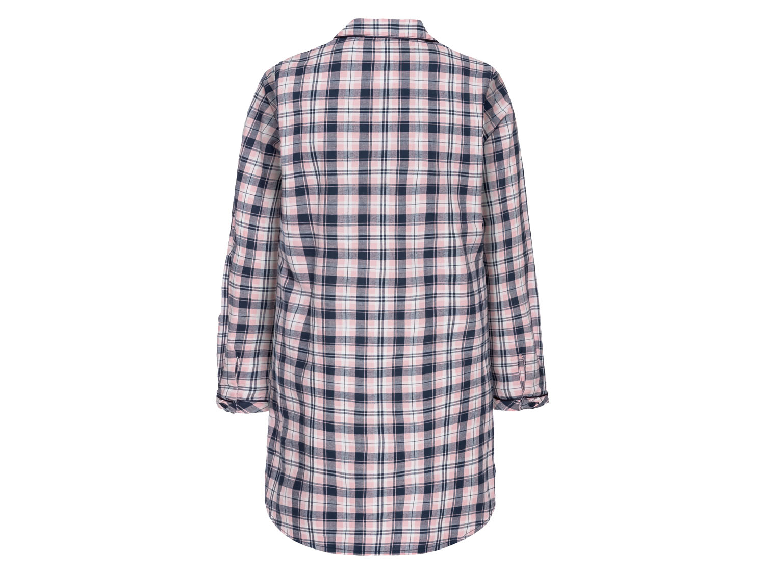 Thumbnail - esmara® Damen Bigshirt, Flanell (Karo/rosa/marine, XS (32/34))