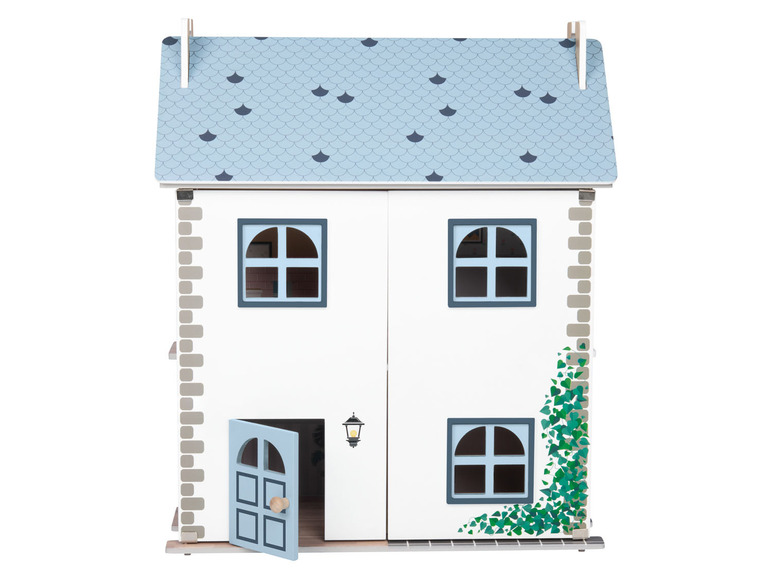 Gehe zu Vollbildansicht: Playtive Holz Puppenhaus »Cabinet«, drei Etagen, aufklappbar - Bild 3