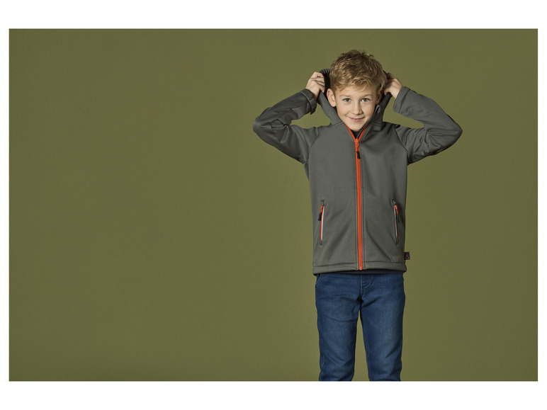 Gehe zu Vollbildansicht: Rocktrail Kinder Jungen Softshelljacke, wasserabweisend - Bild 7