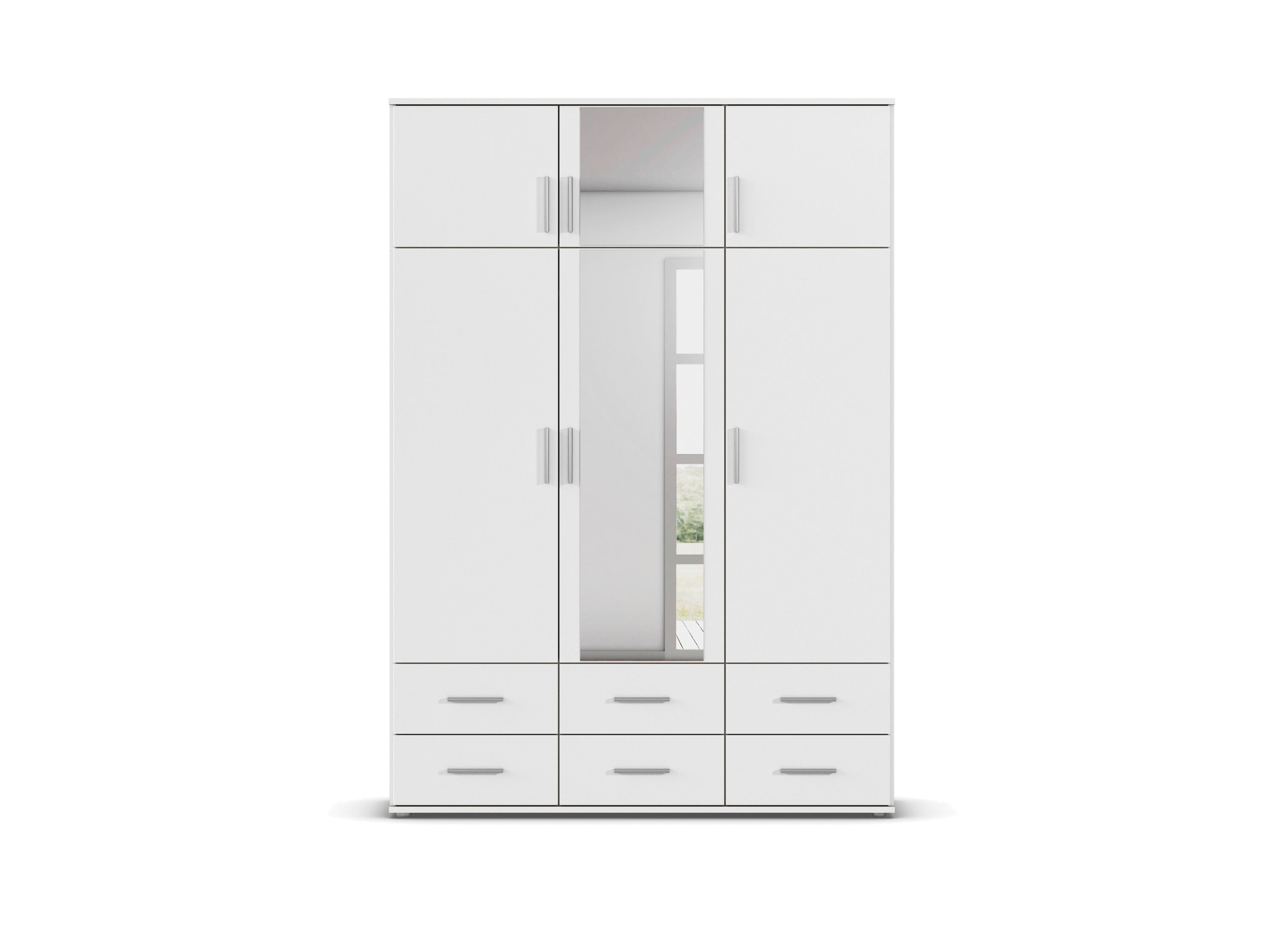 RAUCH BLUE Drehtürenschrank Kemi (mit spiegel 6-trg.)